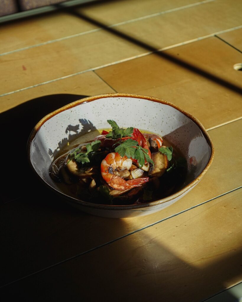 Gambas em Azeite